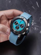 22MM FLEXI-CURVED END FKM RUBBER STRAP (CX03)