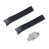 22MM FLEXI-CURVED END FKM RUBBER STRAP (CX03)