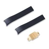 22MM FLEXI-CURVED END FKM RUBBER STRAP (CX03)