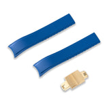 22MM FLEXI-CURVED END FKM RUBBER STRAP (CX03)