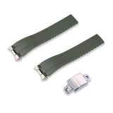 FKM RUBBER STRAP WITH END LINKS FOR SEIKO 5 SPORTS / GMT (MX01-SSK)