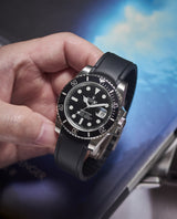 22MM FLEXI-CURVED END FKM RUBBER STRAP (CX03)