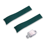 22MM FLEXI-CURVED END SAILCLOTH FKM RUBBER STRAP (CX01)