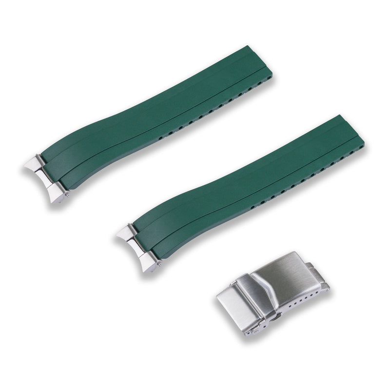 FKM RUBBER STRAP WITH END LINKS FOR SEIKO ALPINIST (MX03-117)