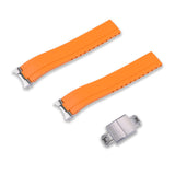 FKM RUBBER STRAP WITH END LINKS FOR HAMILTON KHAKI FIELD (MX03-733)