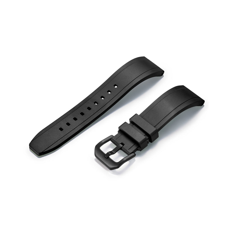 22mm STRAIGHT END FKM RUBBER STRAP (UX03)